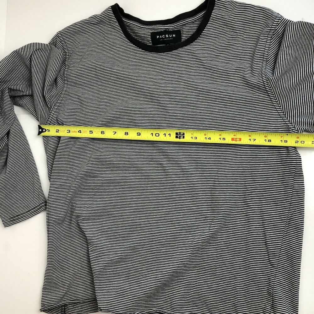 Pacsun Striped Long Sleeve Tee shirt - Picture 4 of 6